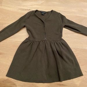 Something Navy dress size 4T green